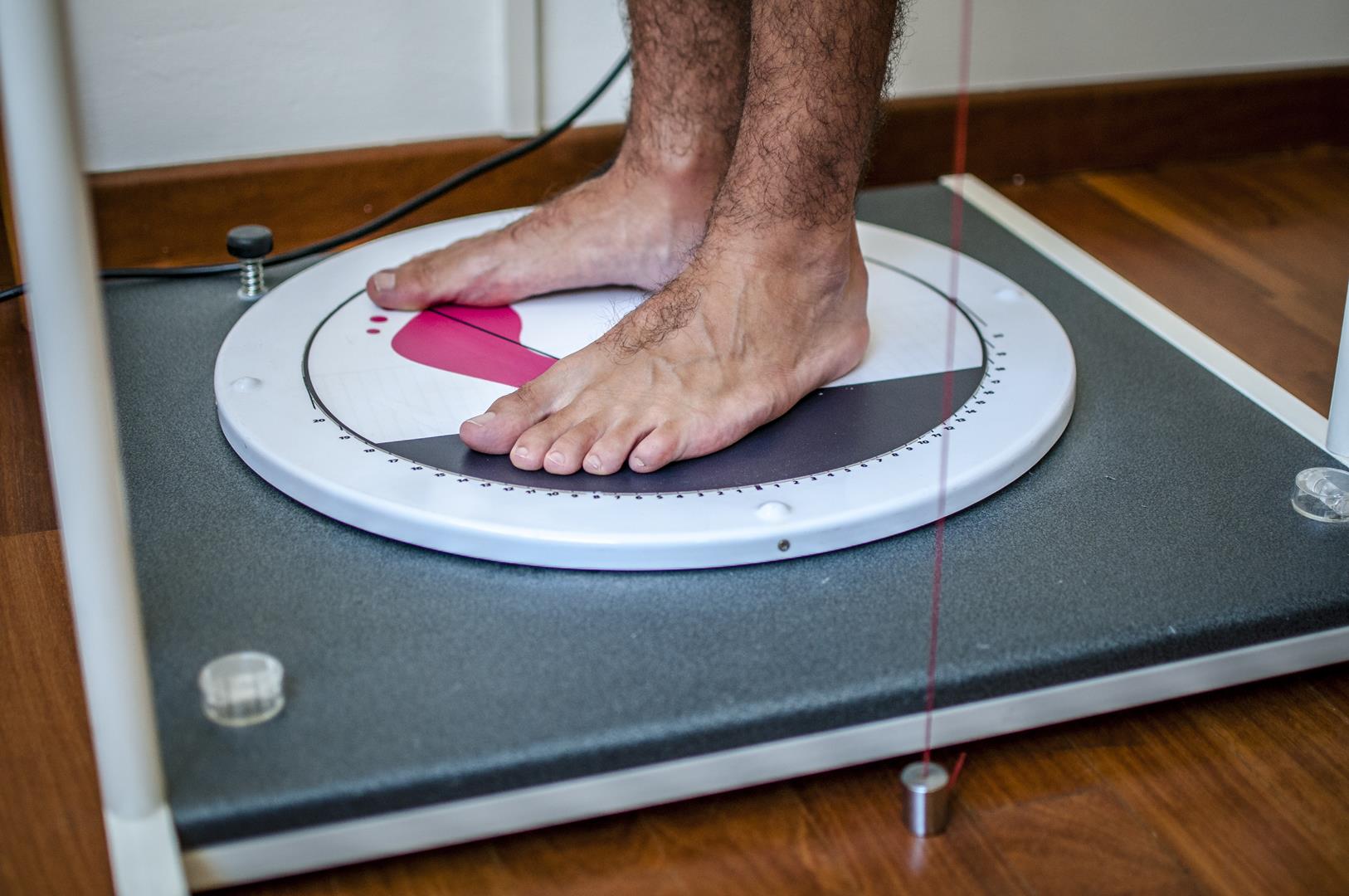 Fußdruckmessung im Orthozentrum Bergstraße